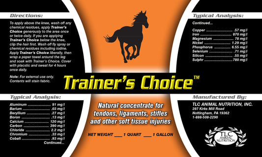 Trainer's Choice- topical liniment