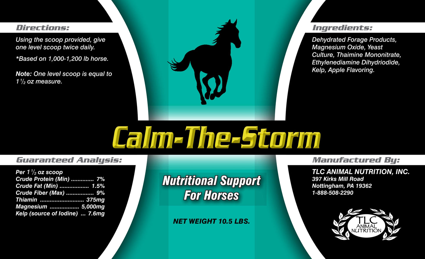 Calm-The-Storm- nutritional support for nervous horses