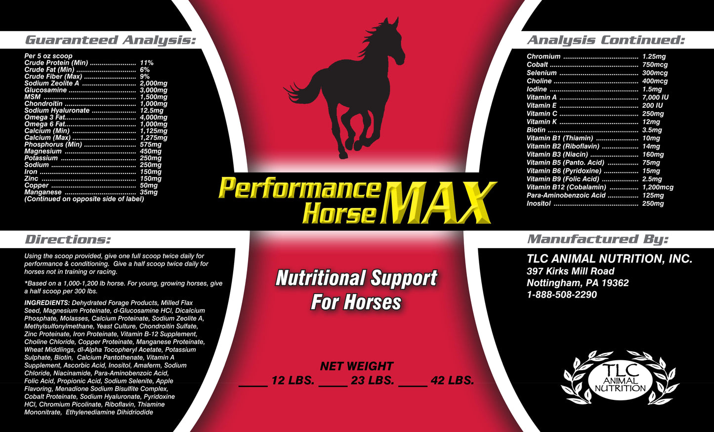 Performance Horse MAX- all around vitamin, mineral and joint support