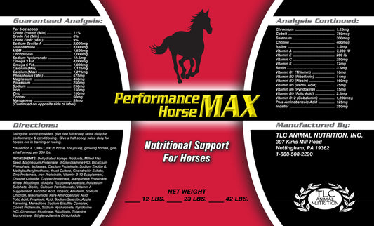 Performance Horse MAX- all around vitamin, mineral and joint support